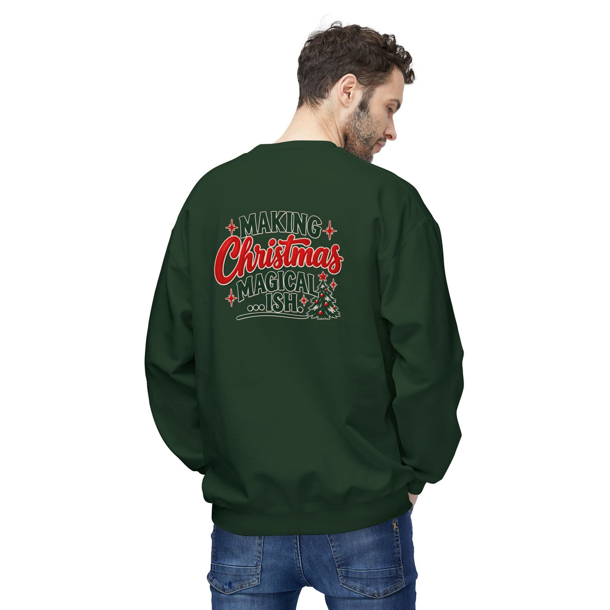 Christmas Cheer and Making Christmas Magical-ish Christmas Crewneck Sweatshirt