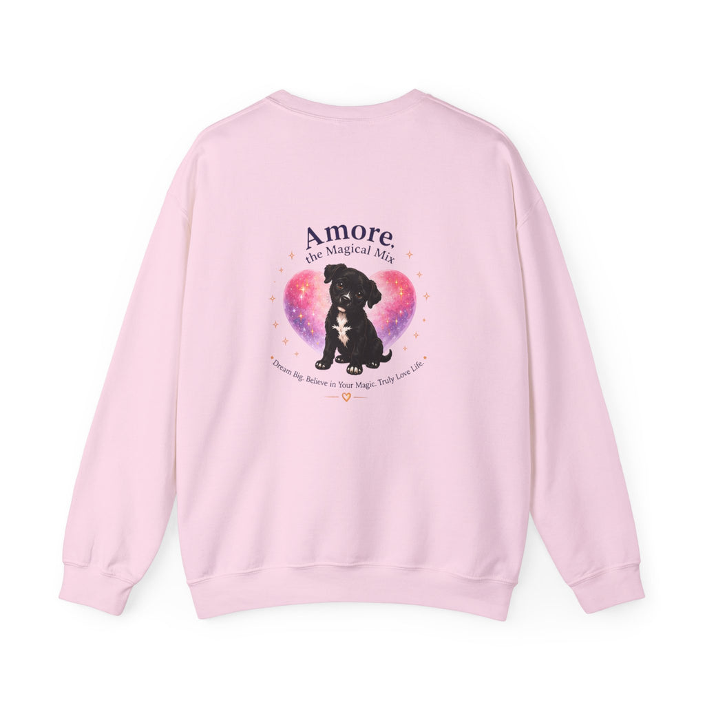 Women's Amore Magical Mix Crewneck Sweatshirt Heart Dreamer Design