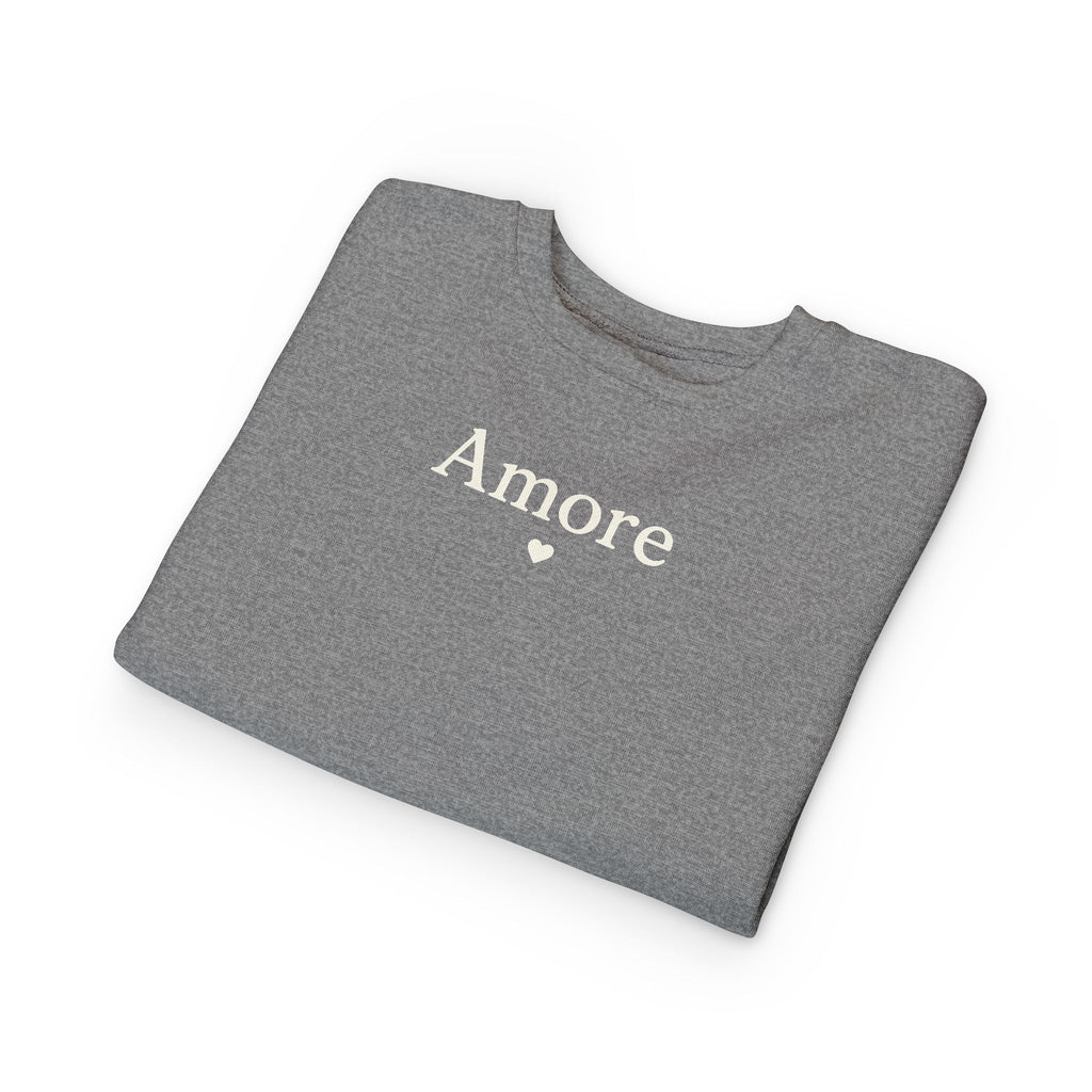 Toddler Amore Sweatshirt Heart Paw Graphic