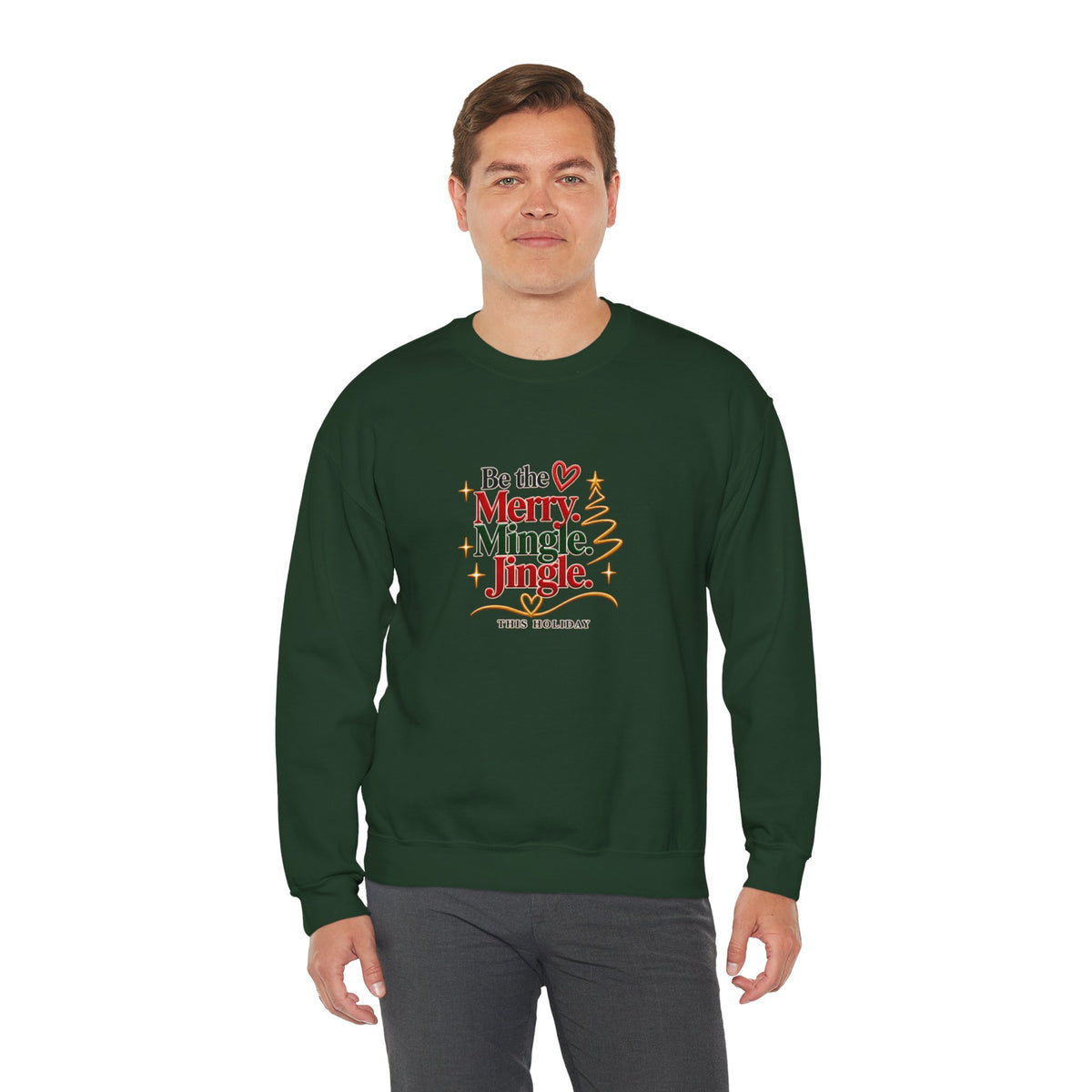 Be the Merry Mingle Jingle Christmas Crewneck Sweatshirt