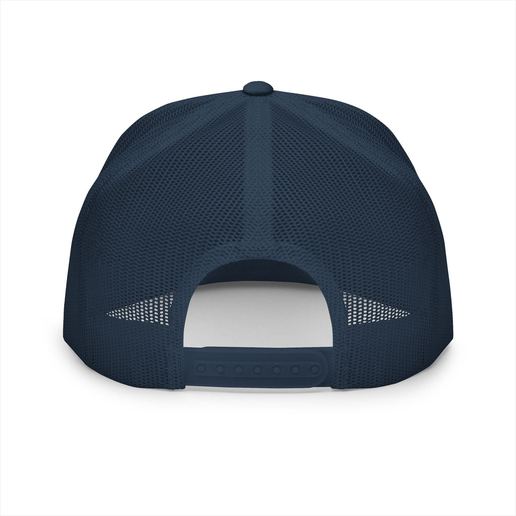 Amore Heart Trucker Hat – Vintage Script Snapback Cap
