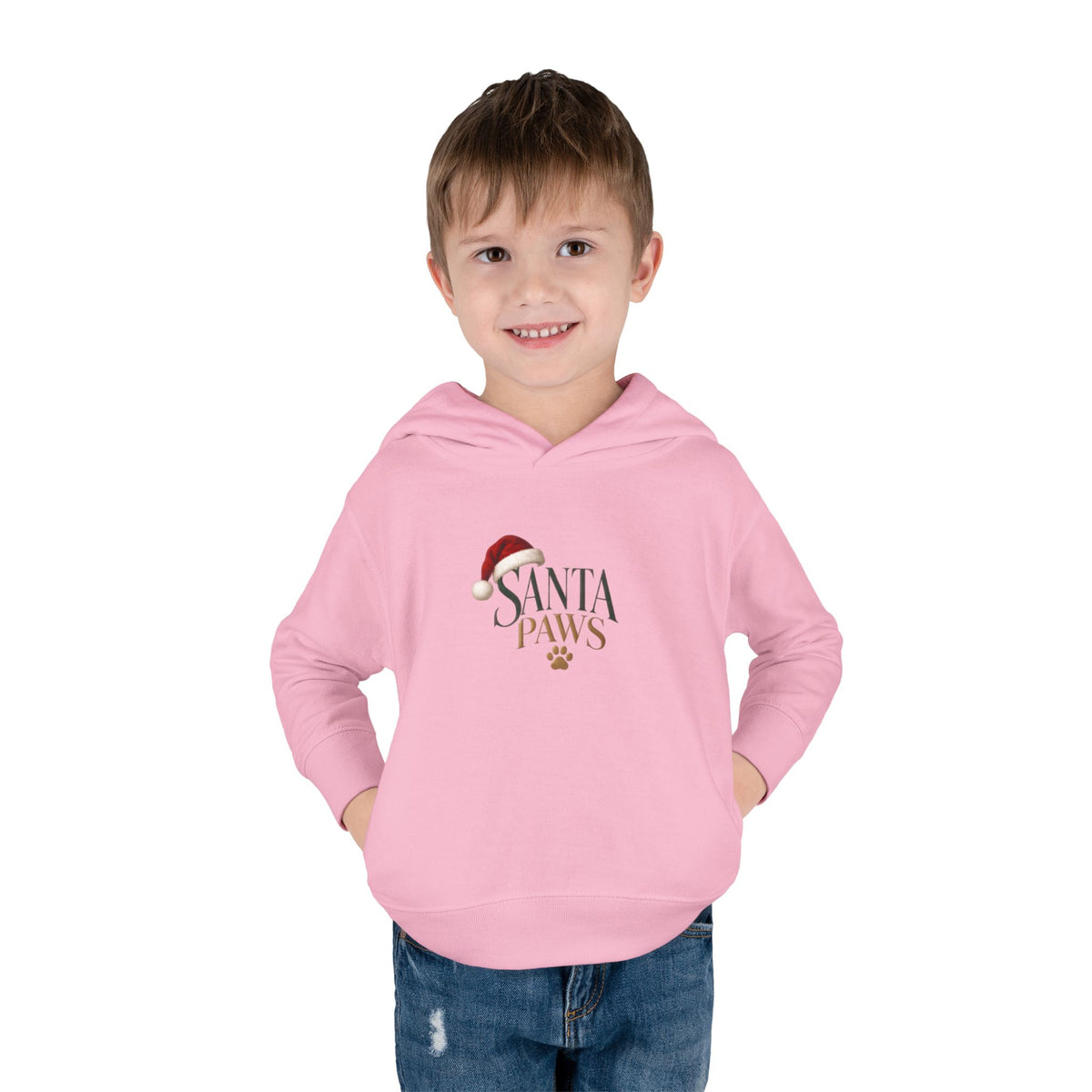 Santa Paws Toddler Christmas Hoodie