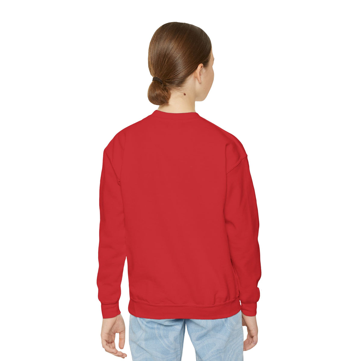 Christmas Is Merrier with Amore Youth Crewneck Sweatshirt