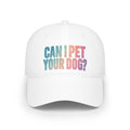 "Can I Pet Your Dog?" Low Profile Baseball Cap – Cute Pet Lover Hat