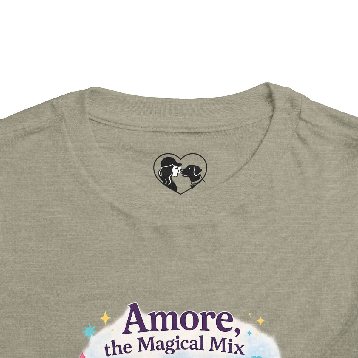 Toddler Tee "Amore the Magical Mix" Puppy Love Beach Shirt