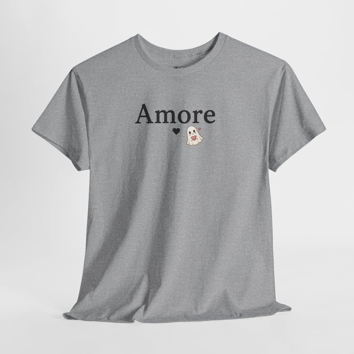 Women's Amore Halloween Icon Palm Trees & Pumpkin Spice Graphic T-Shirt