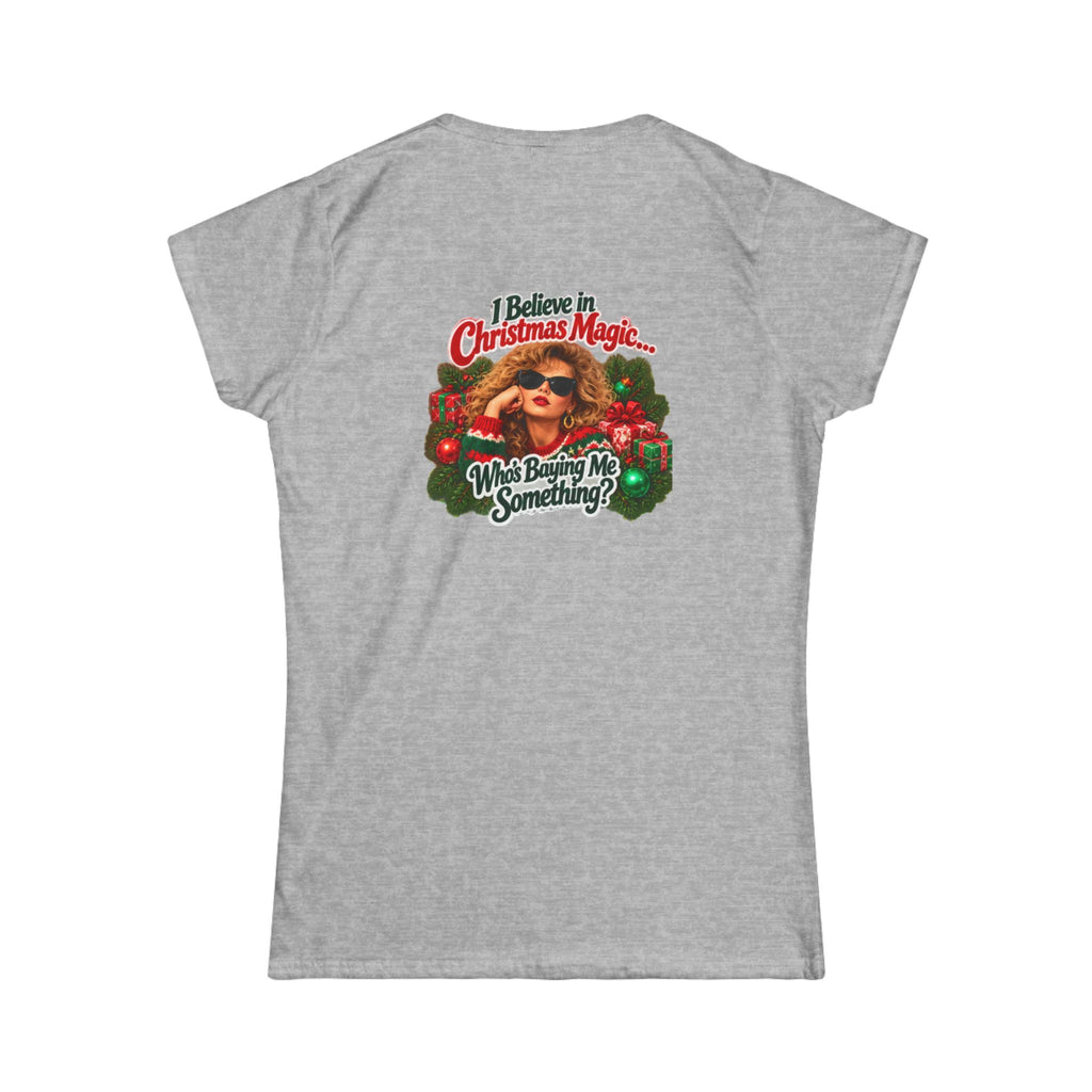 Women's Tee — "Making Christmas Magical-ish" 90s Nostalgia Back-Print