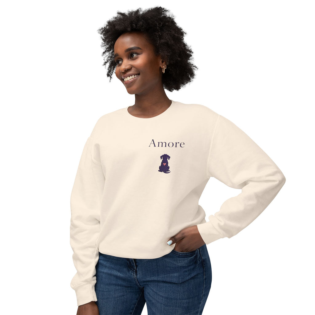 Adult Chase Sunsets Crewneck Sweatshirt Amore Silhouette Graphic
