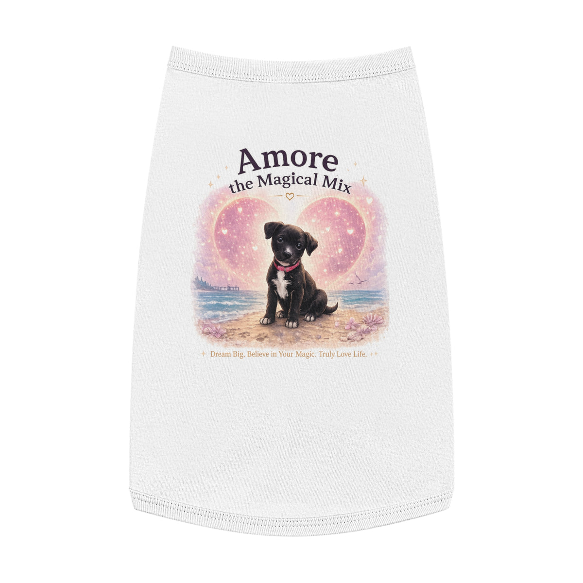 Dog Tank Amore the Magical Mix Character Logo