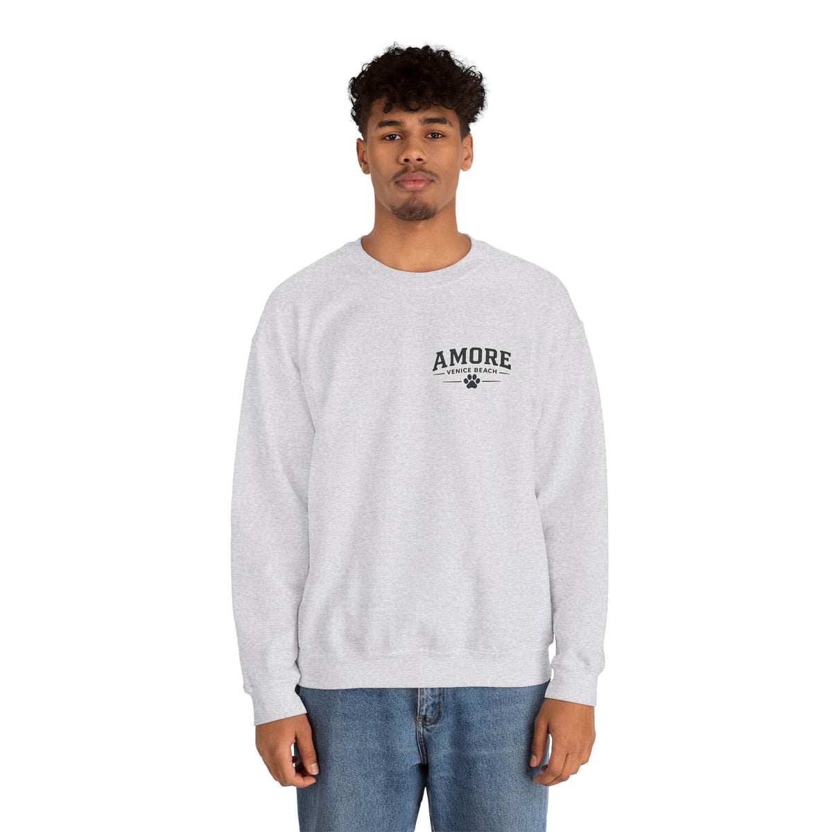 Unisex Adult Amore Venice Beach Sweatshirt |Streetwear Graphic