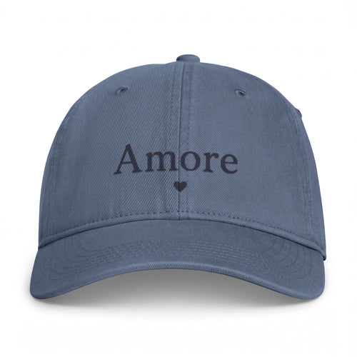 Amore Embroidered Coastal Style Baseball Hat