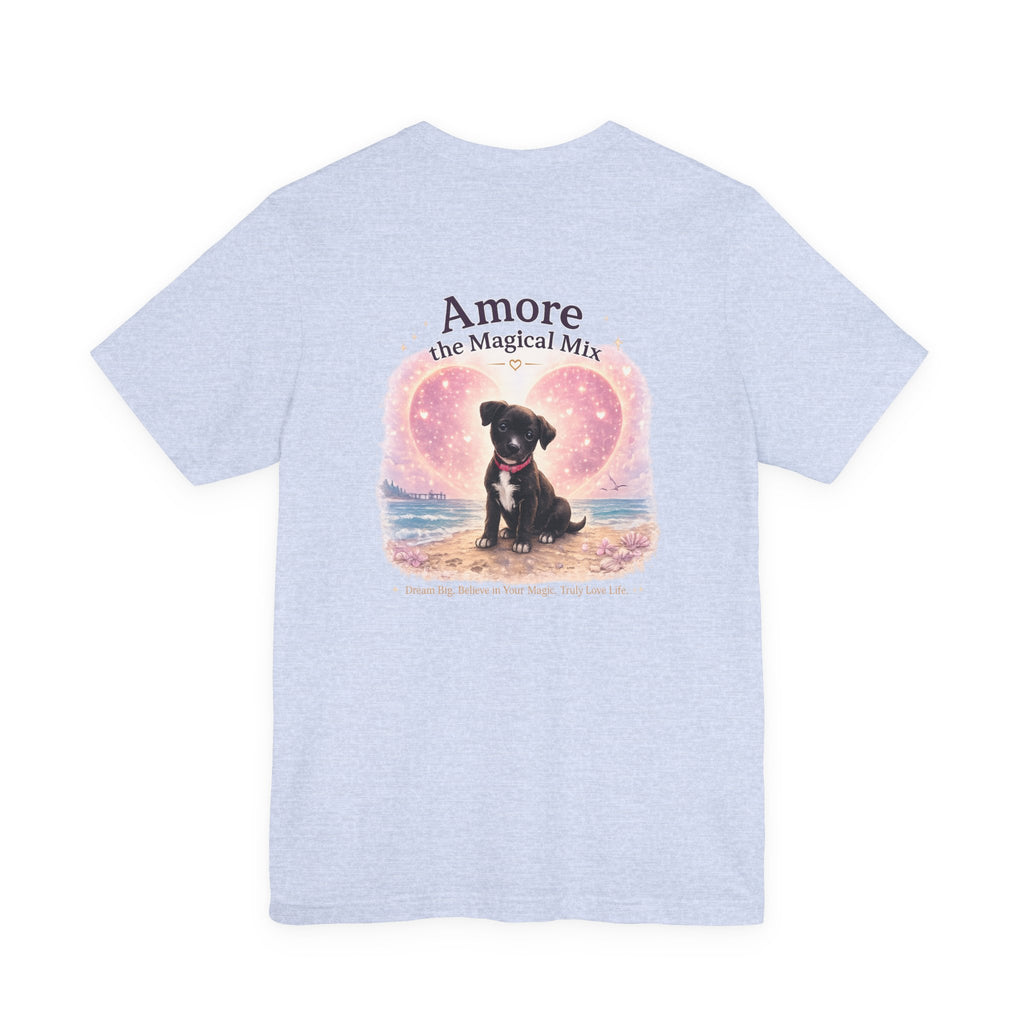 Adult T-Shirt Amore the Magical Mix Signature & Character Logos