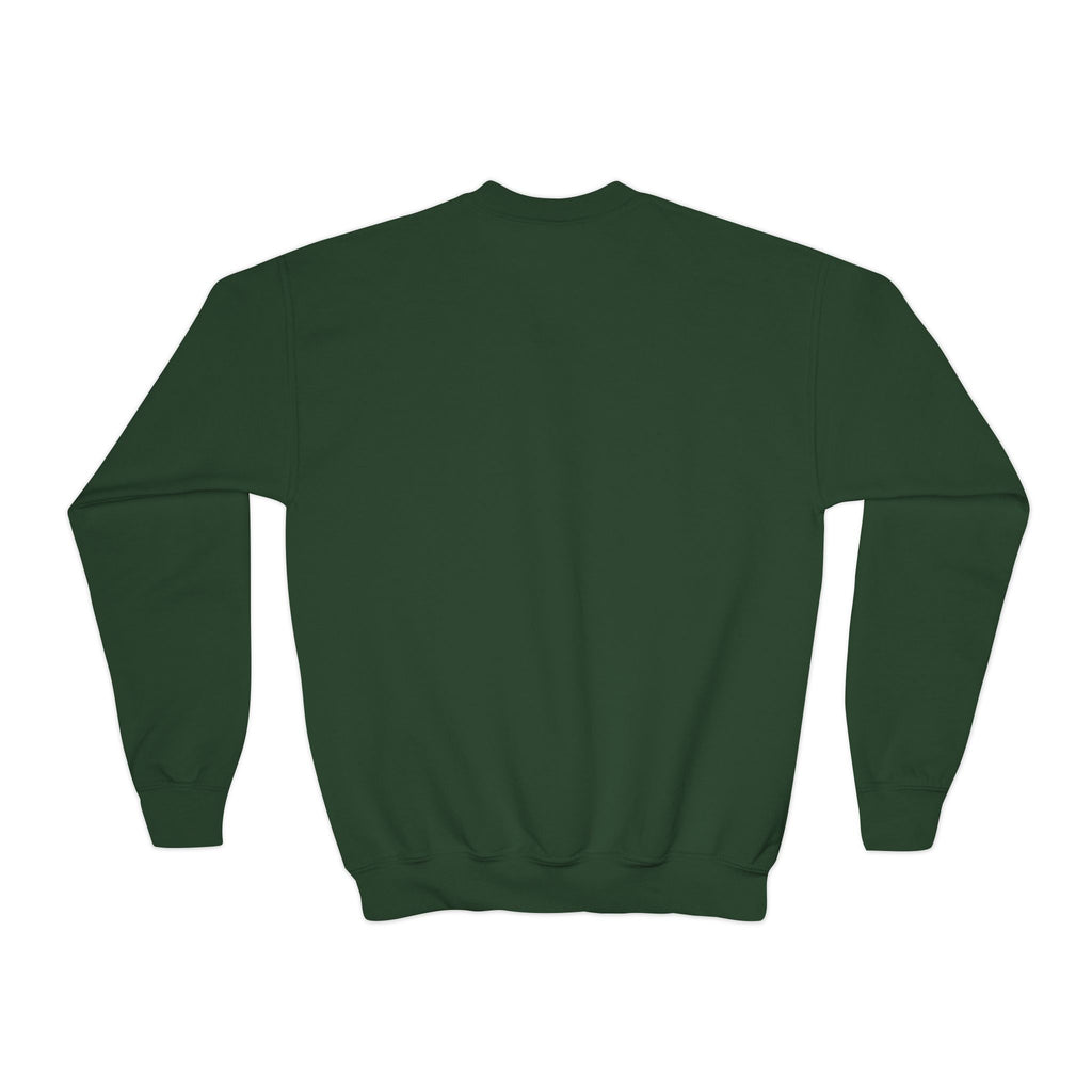 Youth Santa Paws Crewneck Sweatshirt - Dog Lover Design