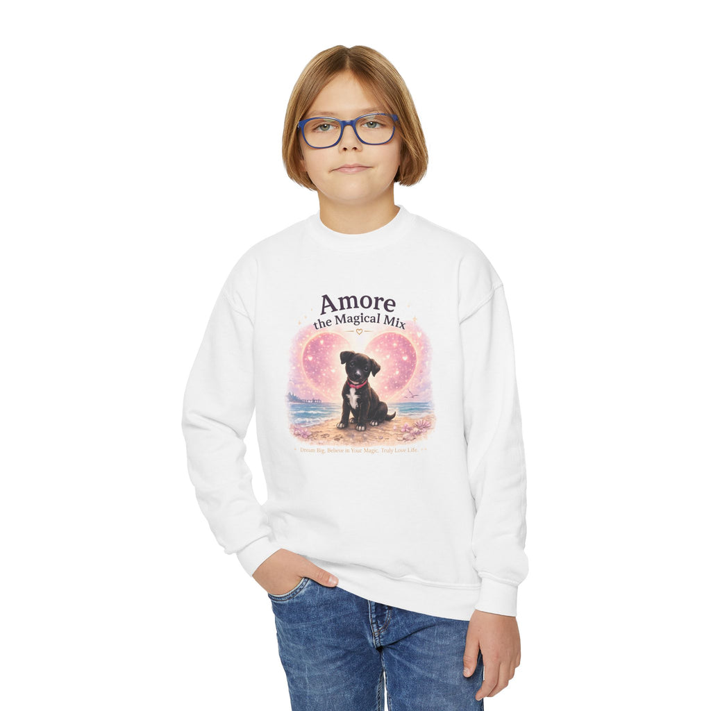 Youth Amore the Magical Mix Crewneck Sweatshirt | Character Logo