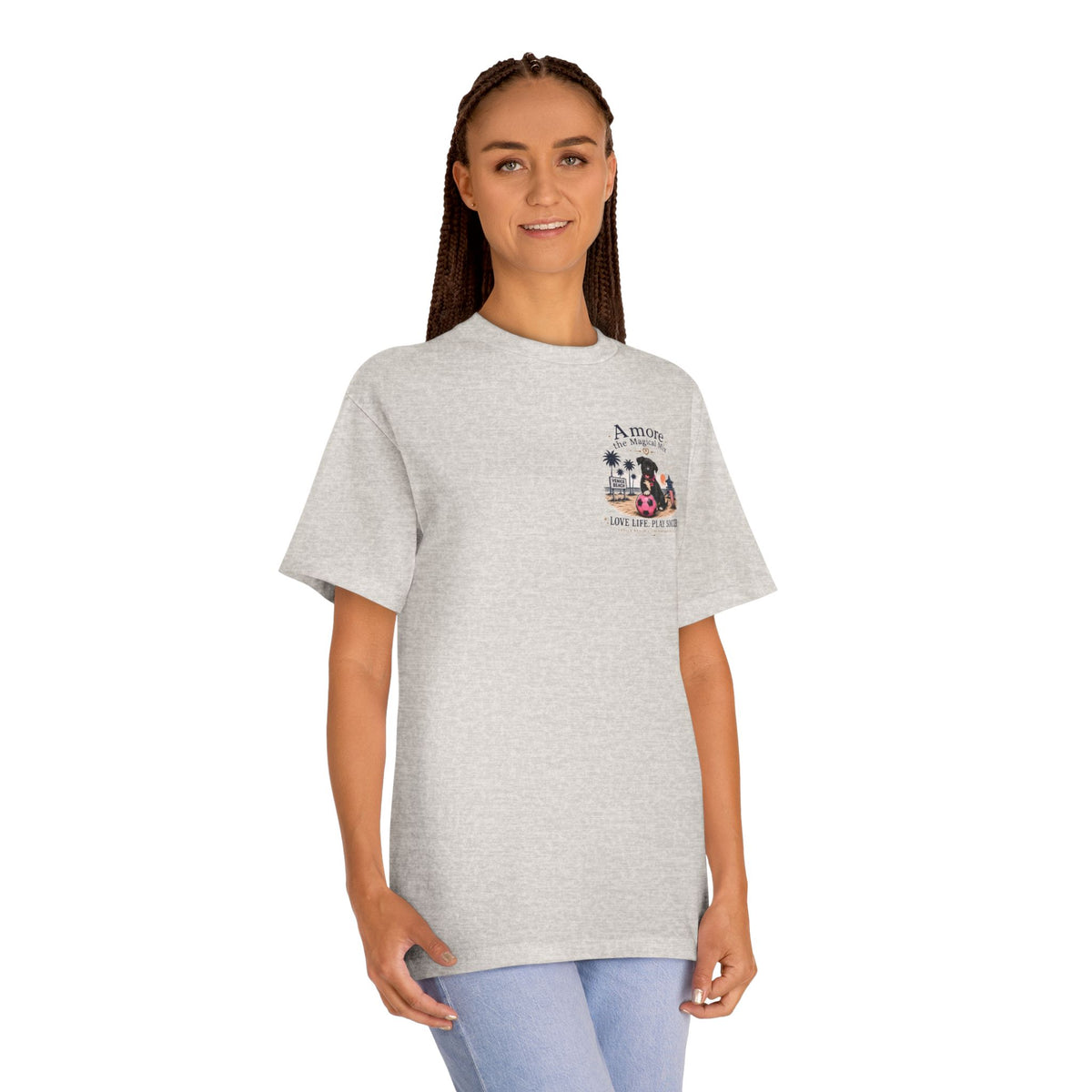 Soccer Dog Tee — "I Came for Soccer, I Left with Magic" Venice Beach T‑Shirt