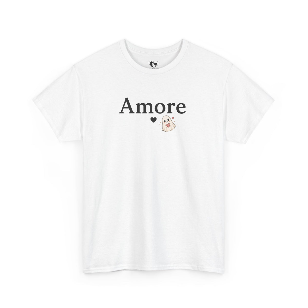 Women's Amore Halloween Icon Palm Trees & Pumpkin Spice Graphic T-Shirt