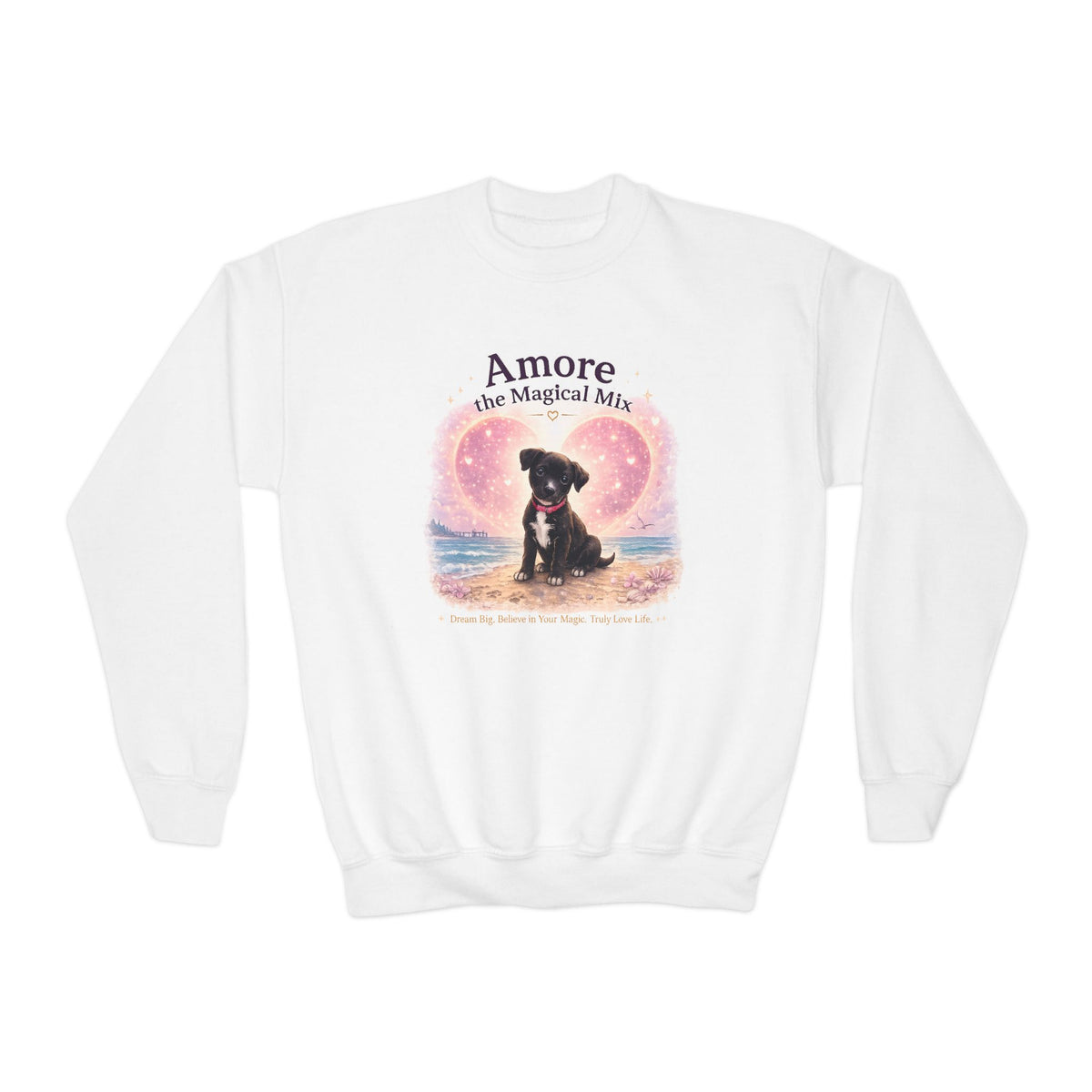 Youth Amore the Magical Mix Crewneck Sweatshirt | Character Logo