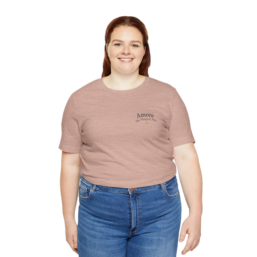 Adult T-Shirt Amore the Magical Mix Signature & Character Logos