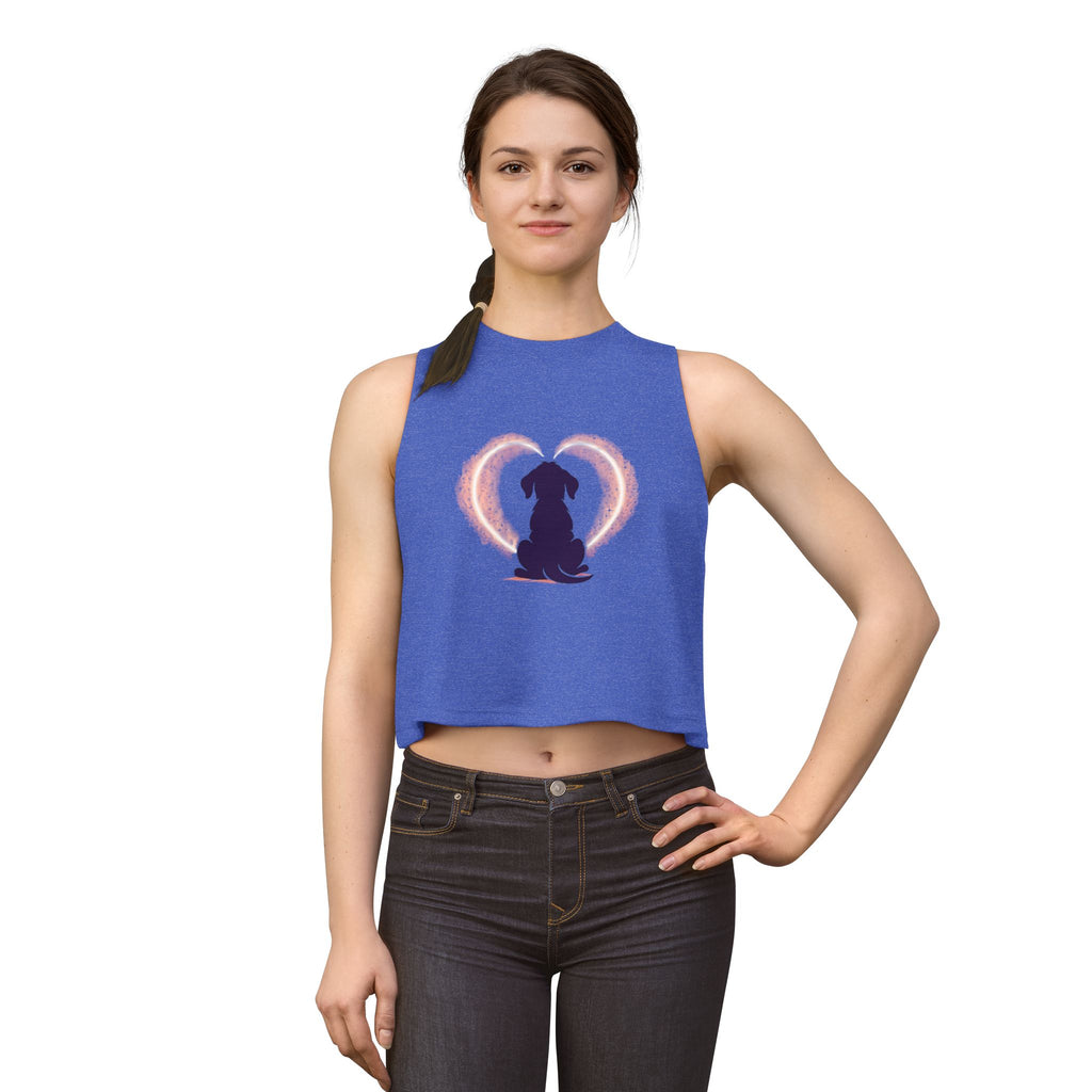 Women's Crop Top Amore Silhouette Relaxed Cropped