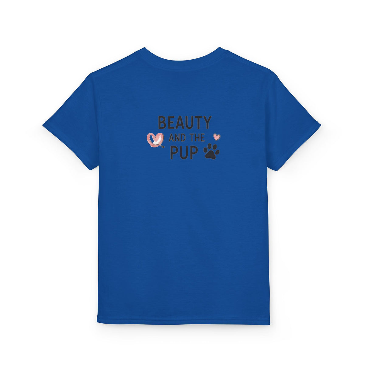 Youth T‑Shirt "Beauty and the Pup" Cute Puppy Graphic Tee