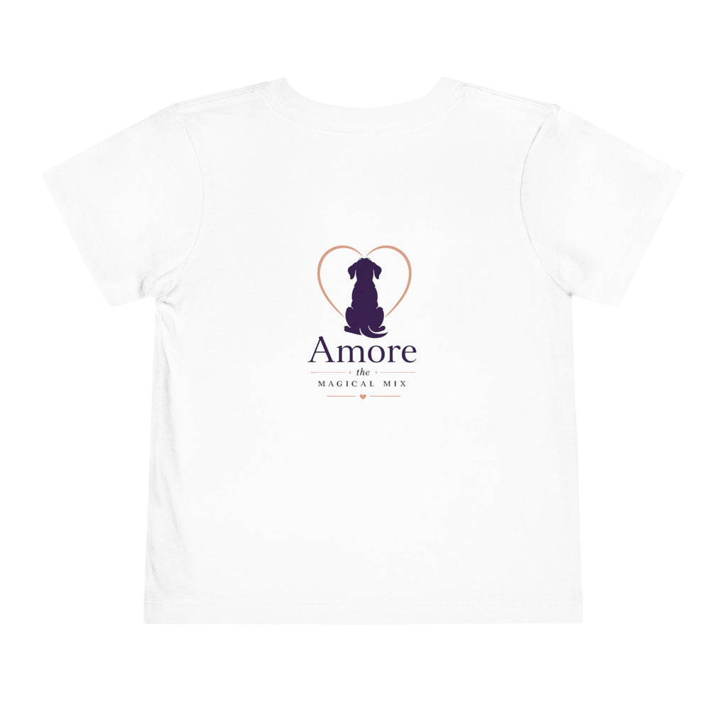 Toddler Amore the Magical Mix Silhouette Pup Tee