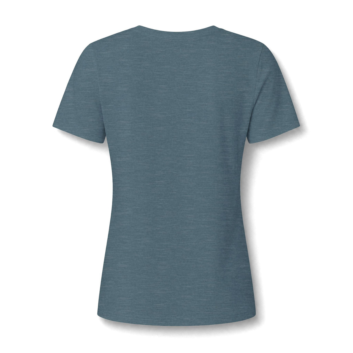 Women's V-Neck Heart Paw Chest Pocket Graphic T-Shirt
