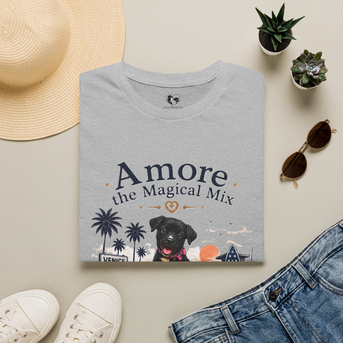 Adult Soccer Cup 2026 Venice Beach T-Shirt "Amore the Magical Mix"
