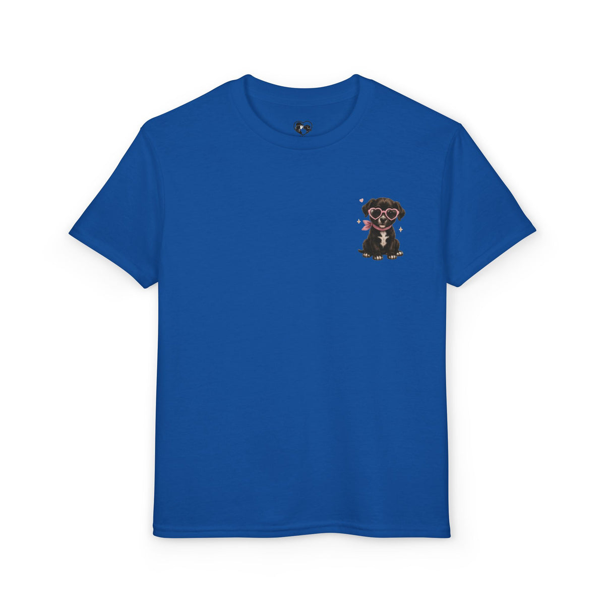 Youth T‑Shirt "Beauty and the Pup" Cute Puppy Graphic Tee
