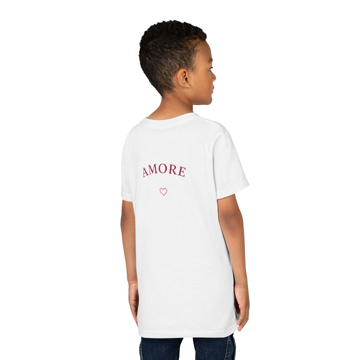 Amore Heart Graphic Youth T-Shirt