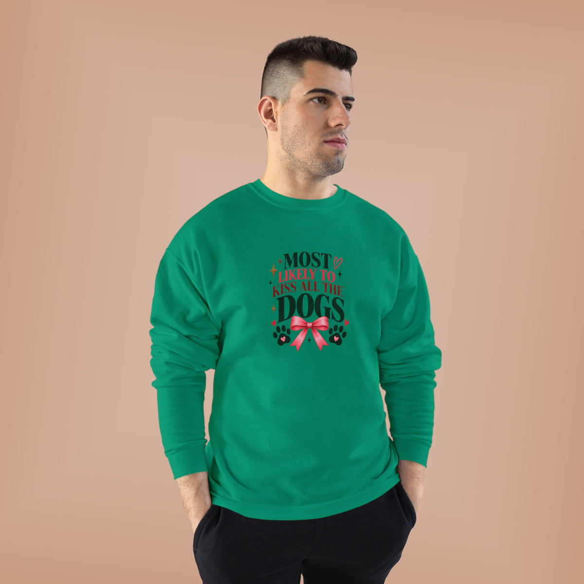 Most Likely to Kiss All the Dogs Sweatshirt