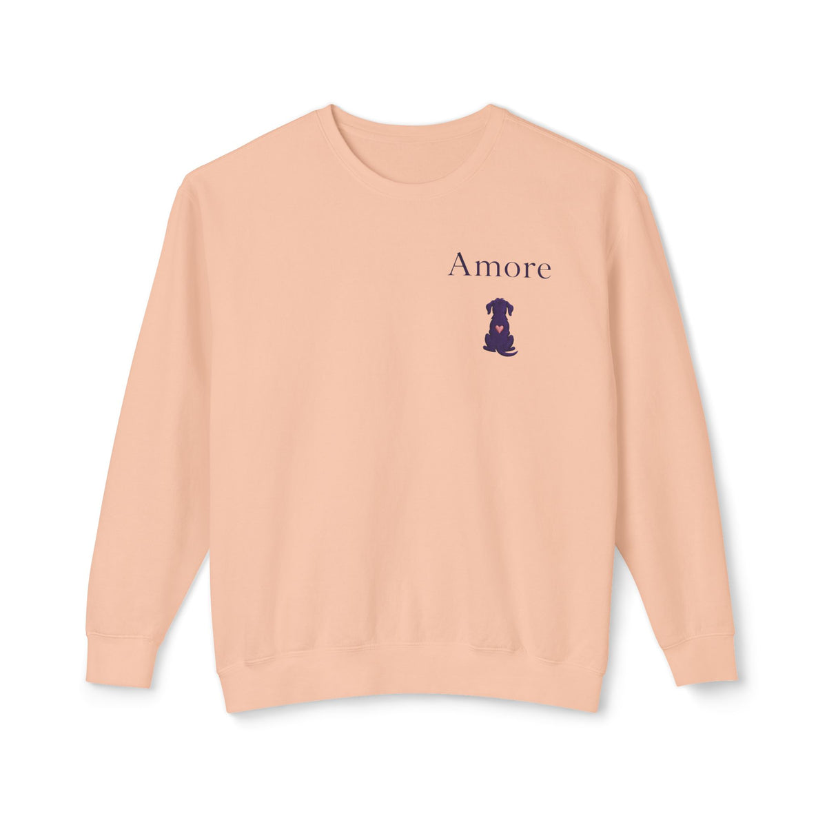 Adult Chase Sunsets Crewneck Sweatshirt Amore Silhouette Graphic