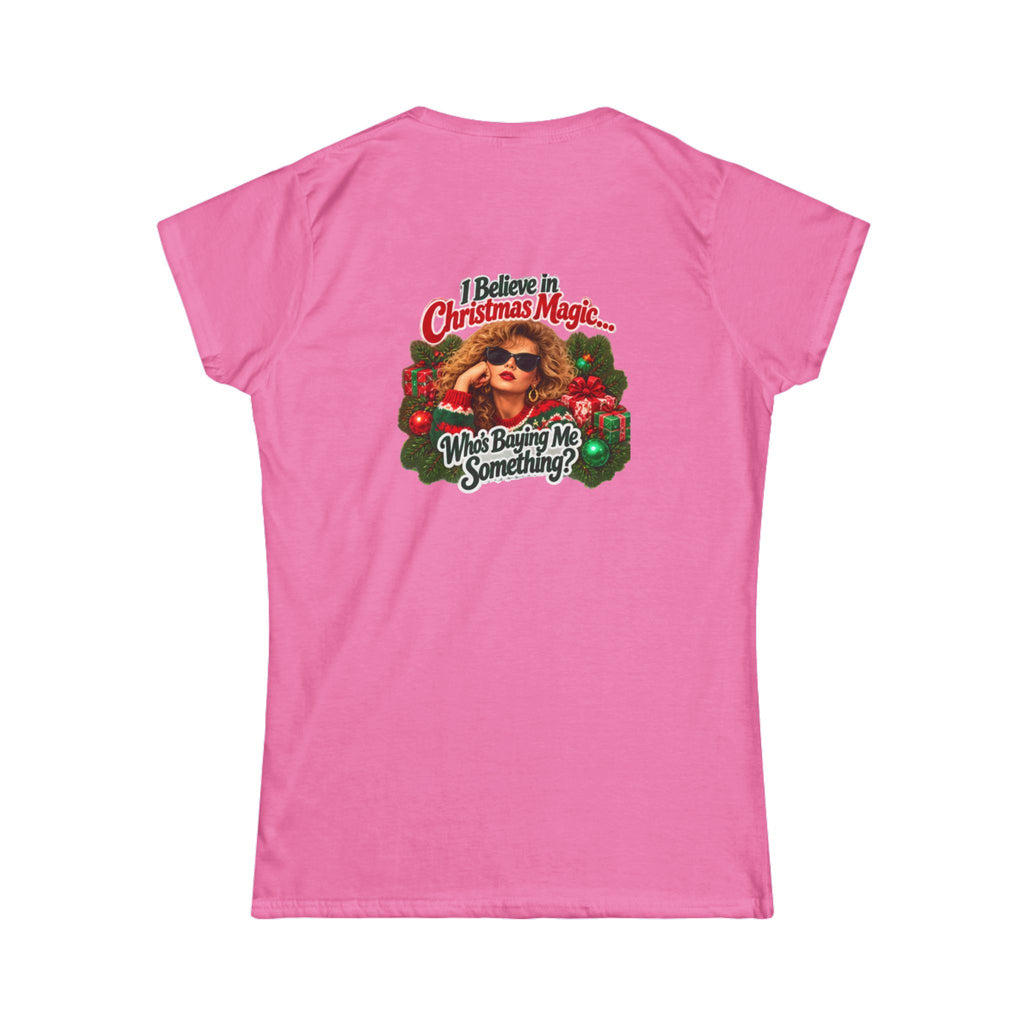 Women's Tee — "Making Christmas Magical-ish" 90s Nostalgia Back-Print