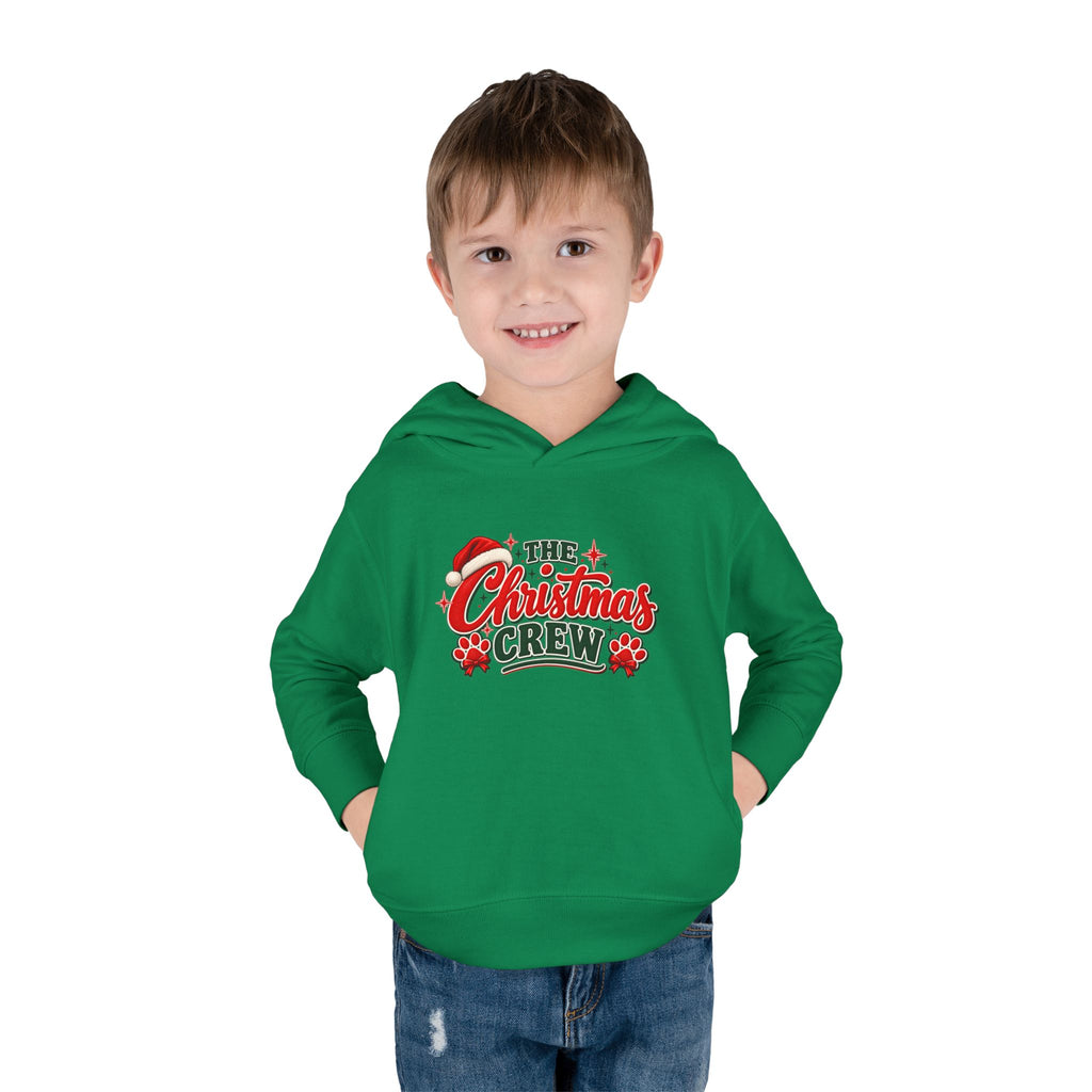 Toddler Festive Holiday Hoodie "The Christmas Crew"