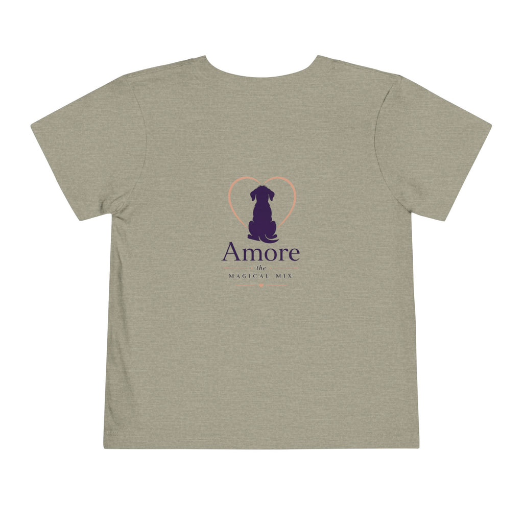 Toddler Amore the Magical Mix Silhouette Pup Tee