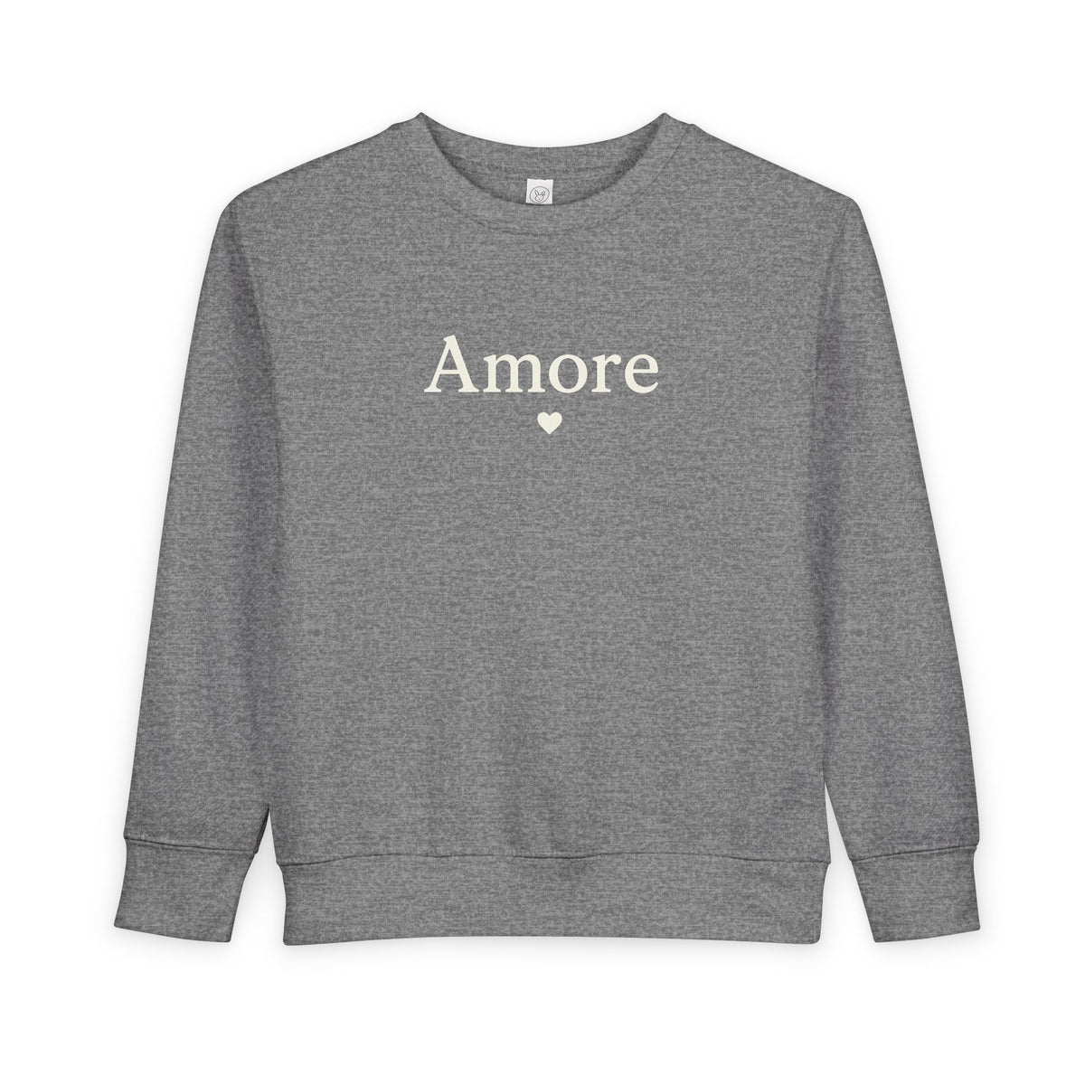 Toddler Amore Sweatshirt Heart Paw Graphic