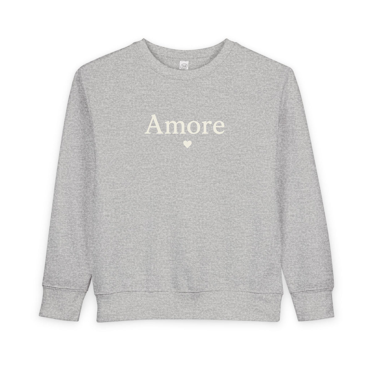 Toddler Amore Sweatshirt Heart Paw Graphic