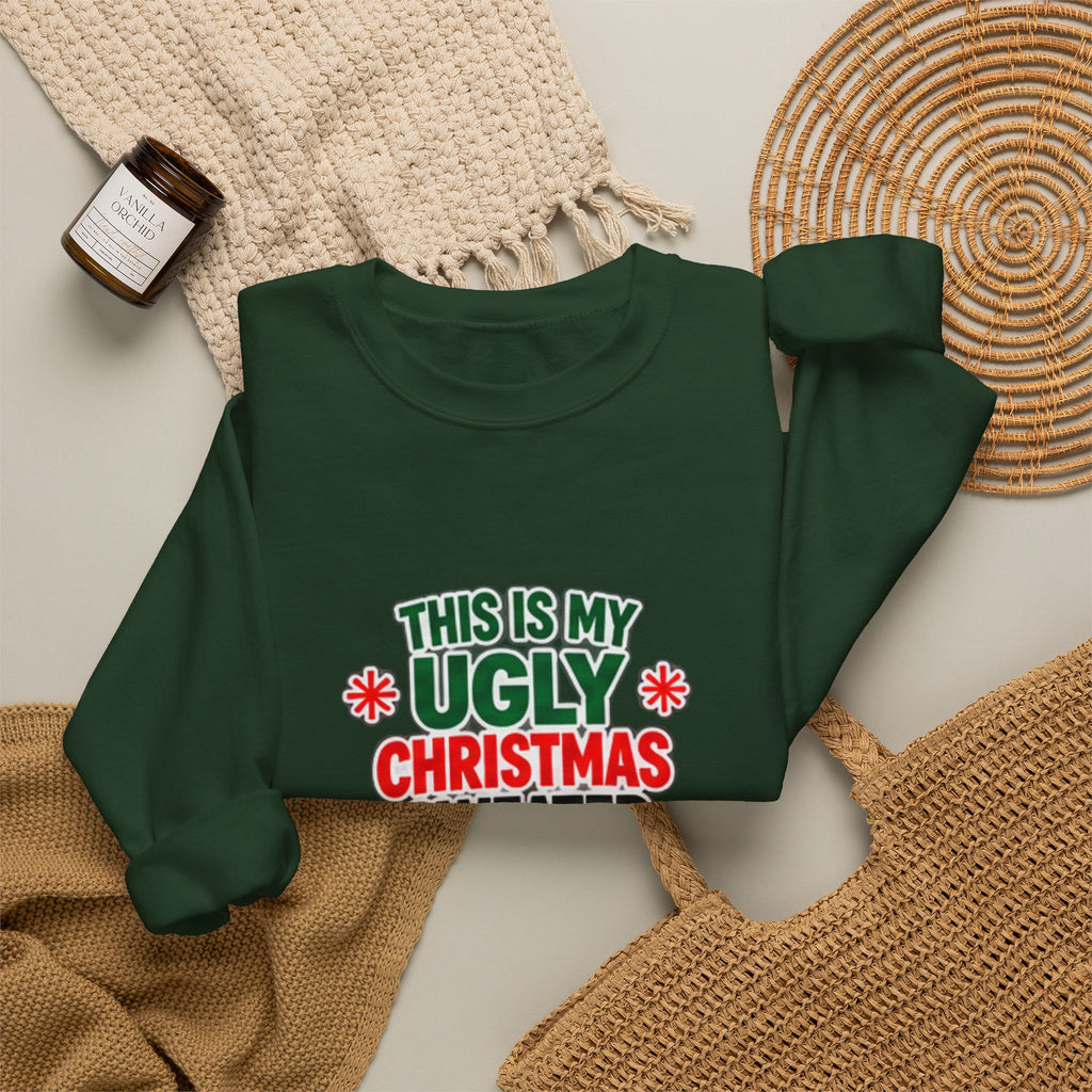This Is My Ugly Christmas Sweater Crewneck Sweatshirt