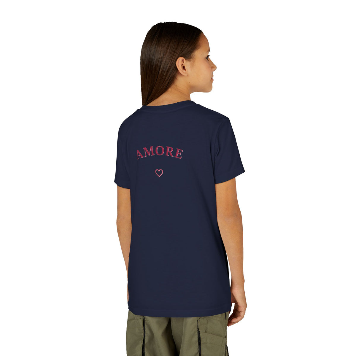 Amore Heart Graphic Youth T-Shirt