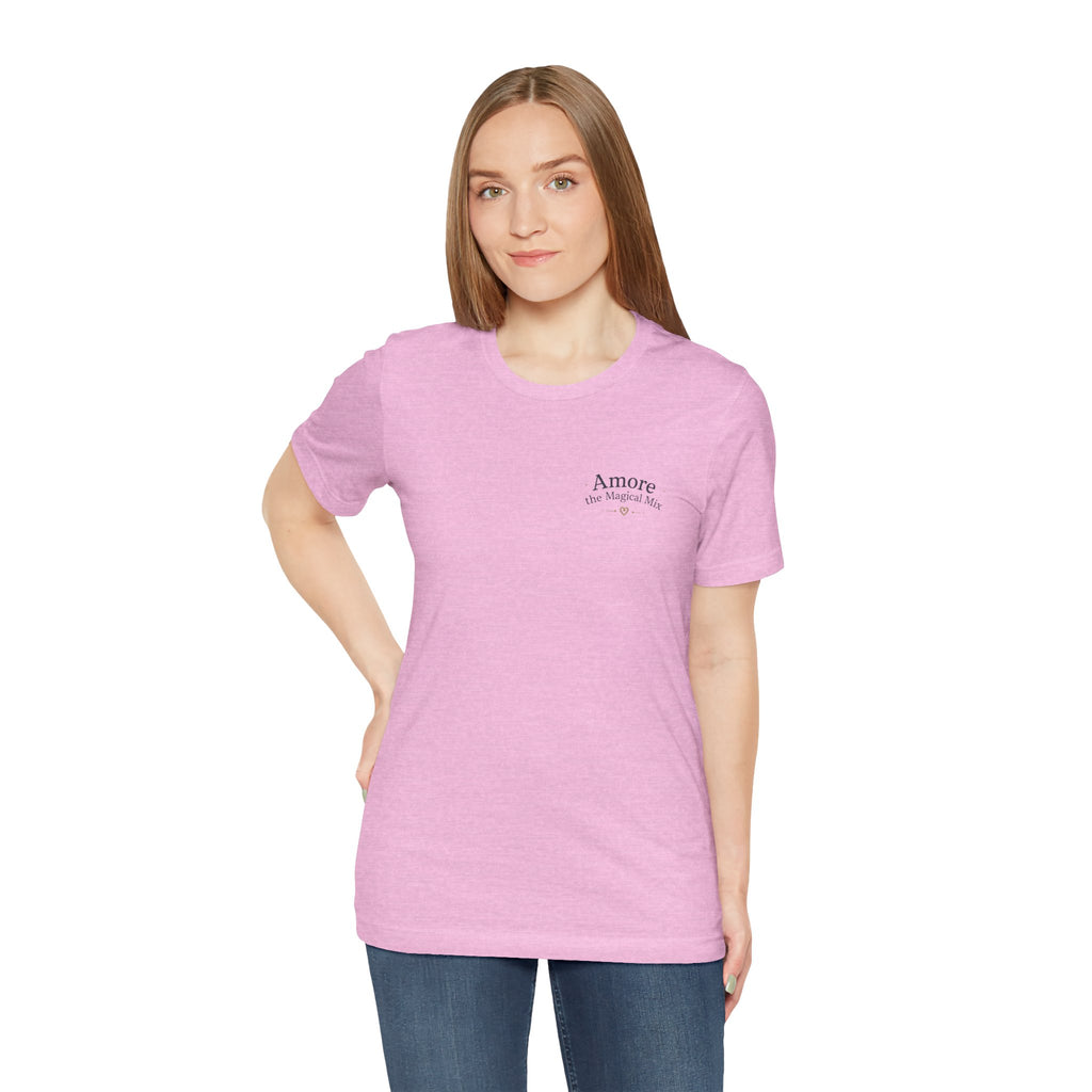 Adult T-Shirt Amore the Magical Mix Signature & Character Logos