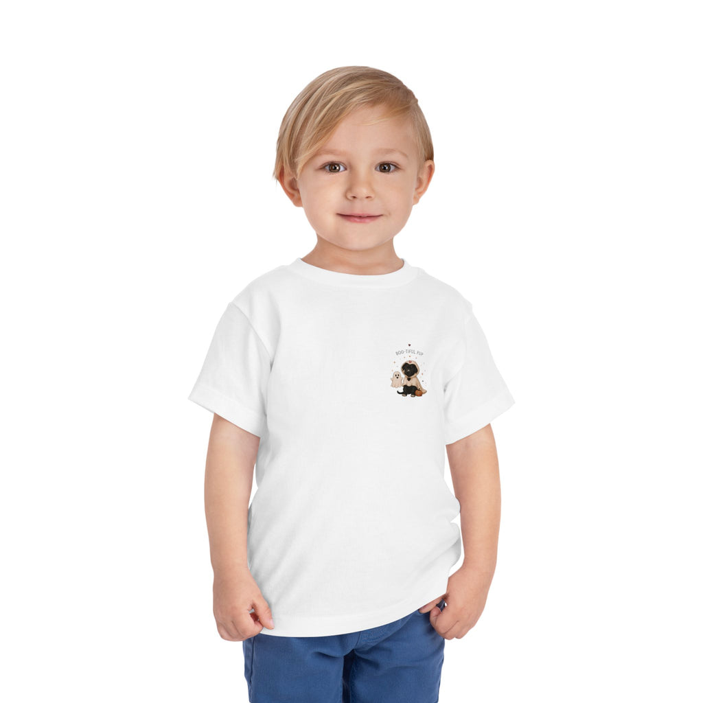 Toddler Tee "Magic Is Always In Season" Puppy & Moon Graphic