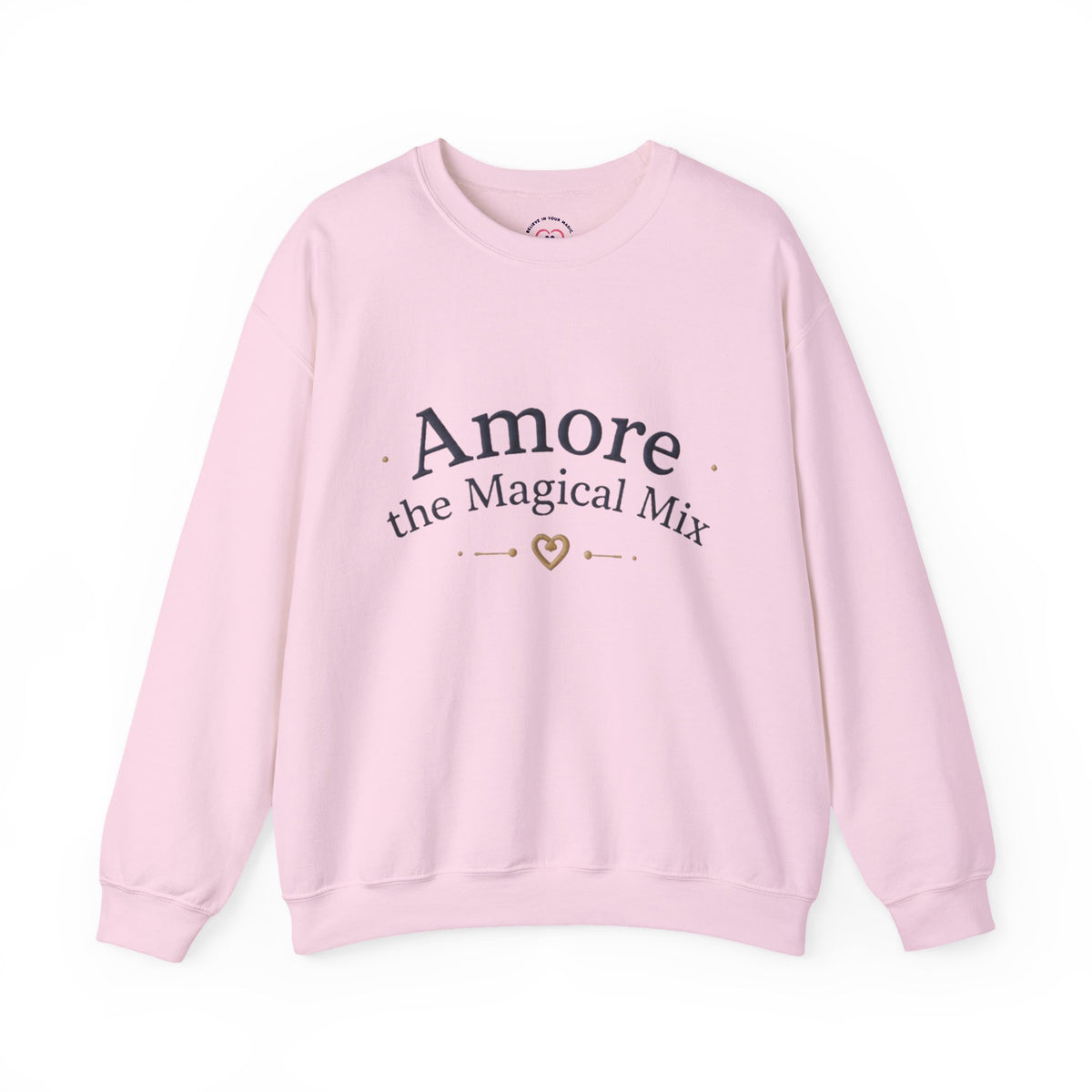 Adult Crewneck Sweatshirt Amore Magical Mix Signature Logo