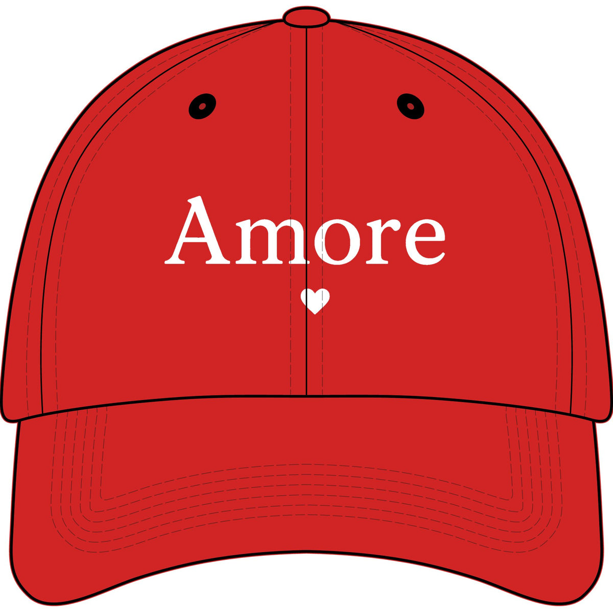 Youth Amore Embroidered Baseball Cap