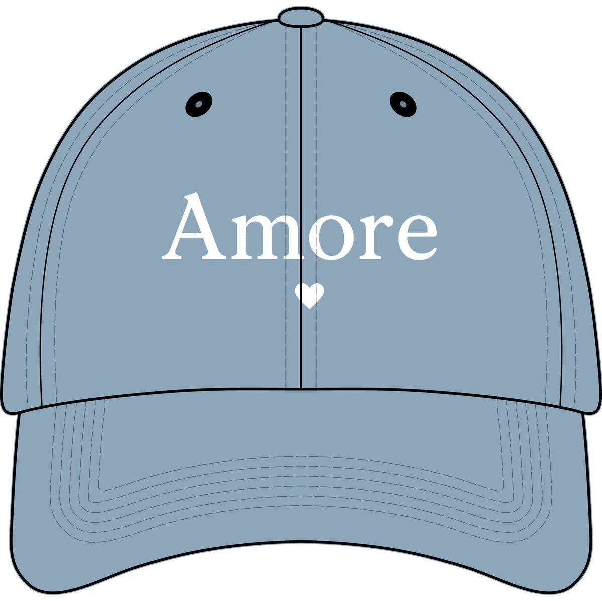 Youth Amore Embroidered Baseball Cap