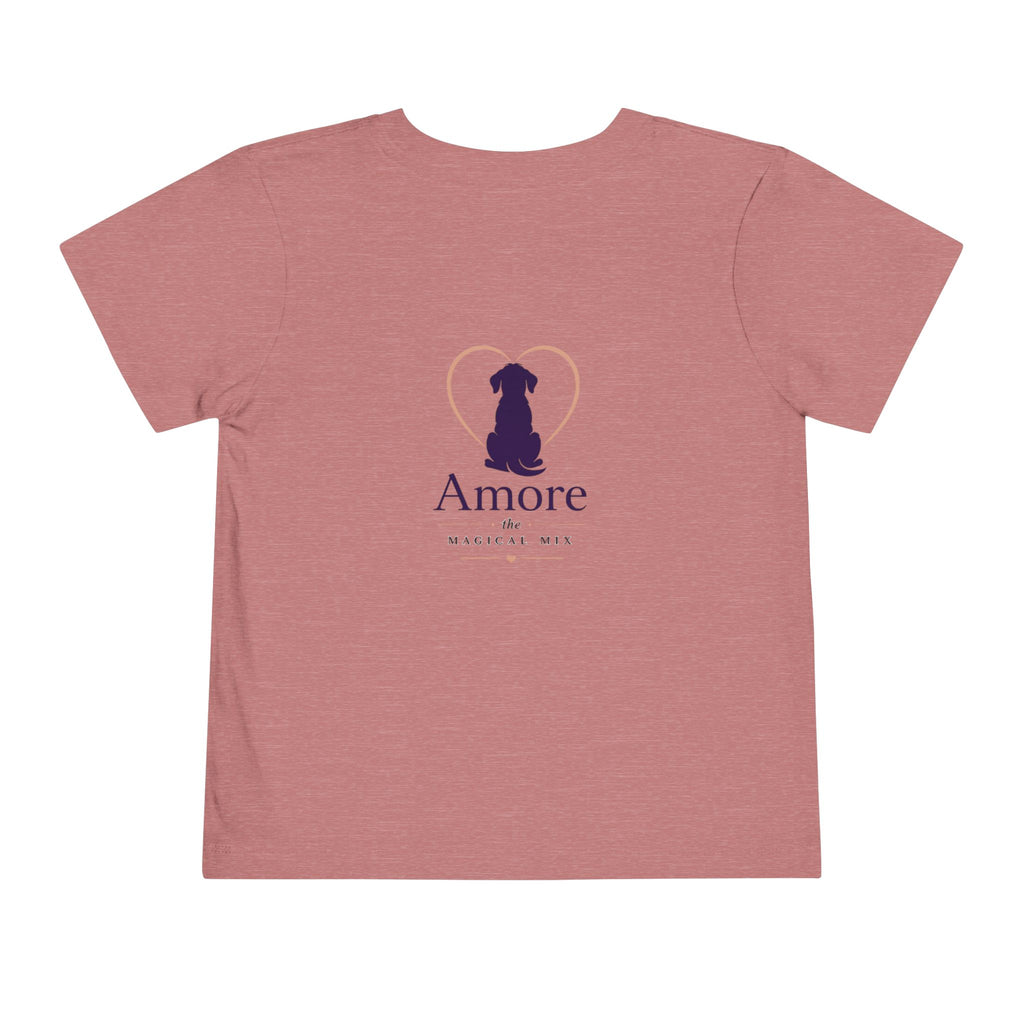 Toddler Amore the Magical Mix Silhouette Pup Tee