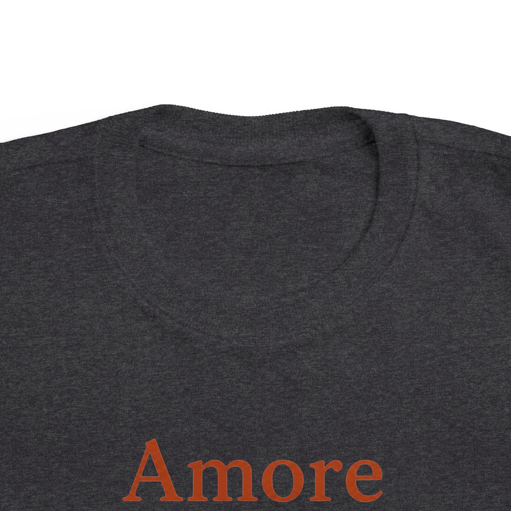 Amore Halloween Pumpkin Beach Sunset Graphic Toddler T-Shirt