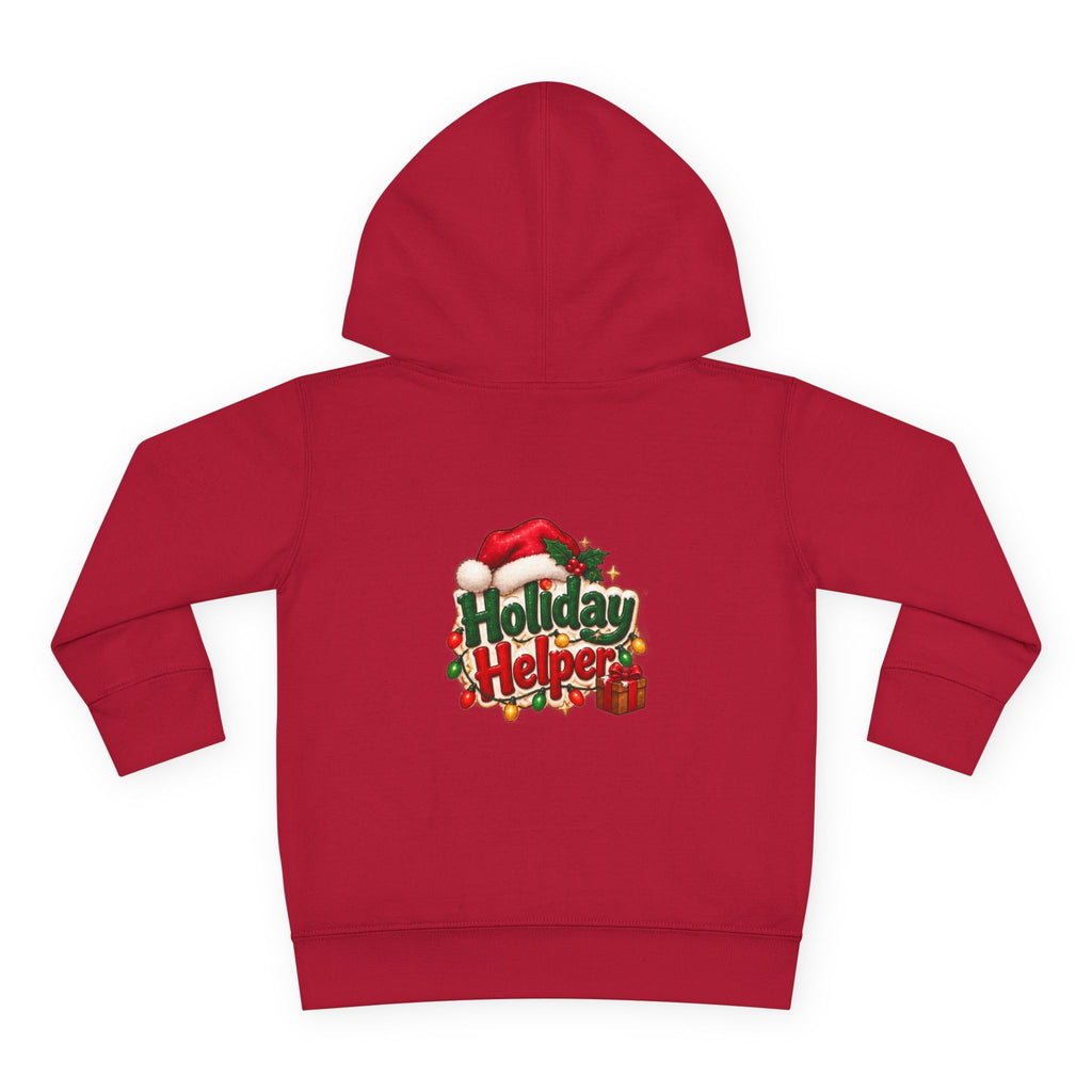 Toddler Hoodie – Holiday Helper Santa Christmas Pullover