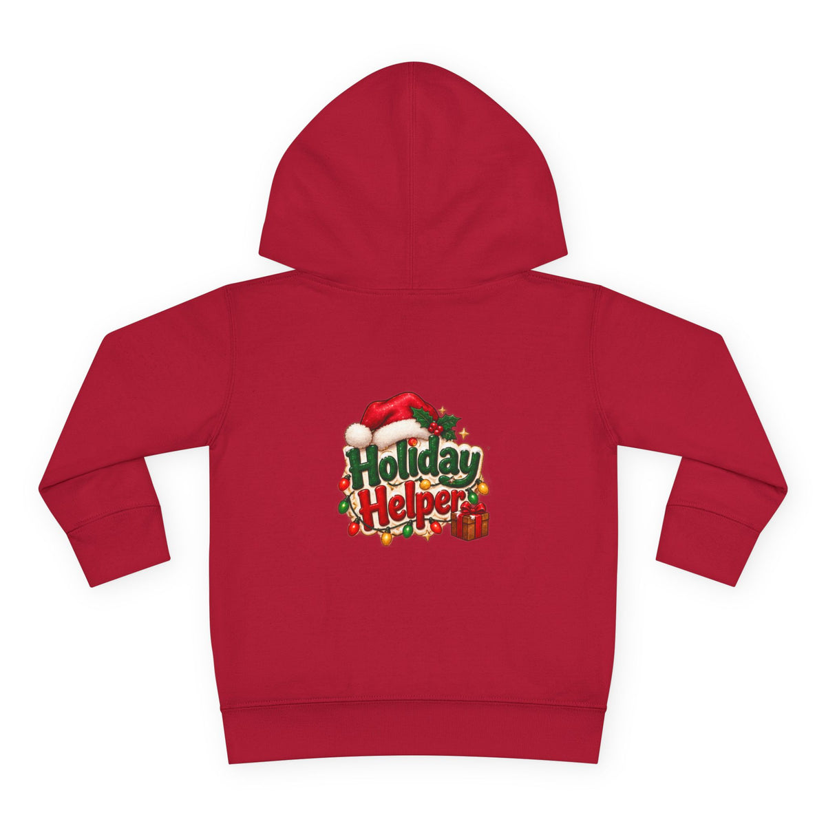 Toddler Hoodie – Holiday Helper Santa Christmas Pullover