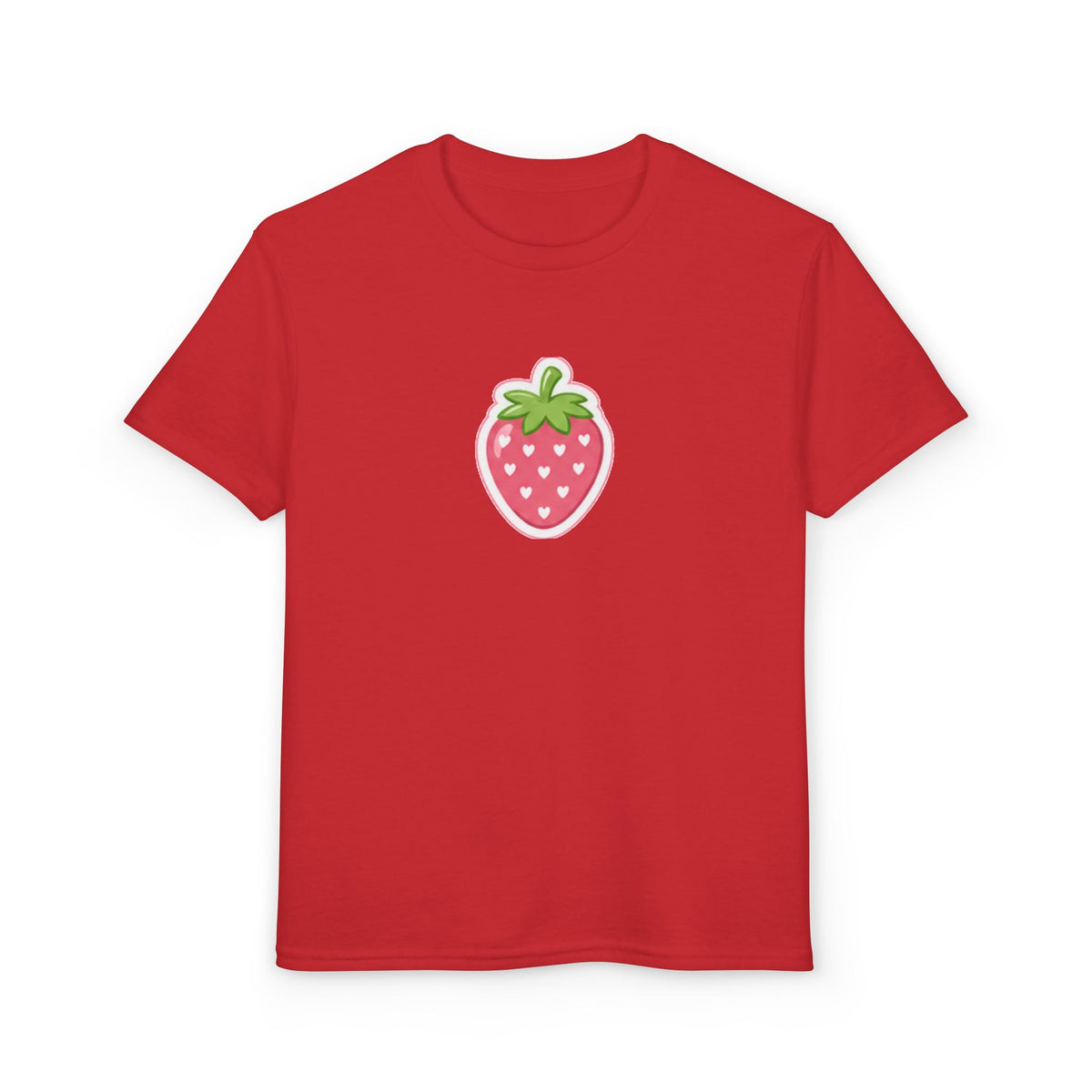 Kids Strawberry Fruit T-Shirt Amore Puppy Graphic