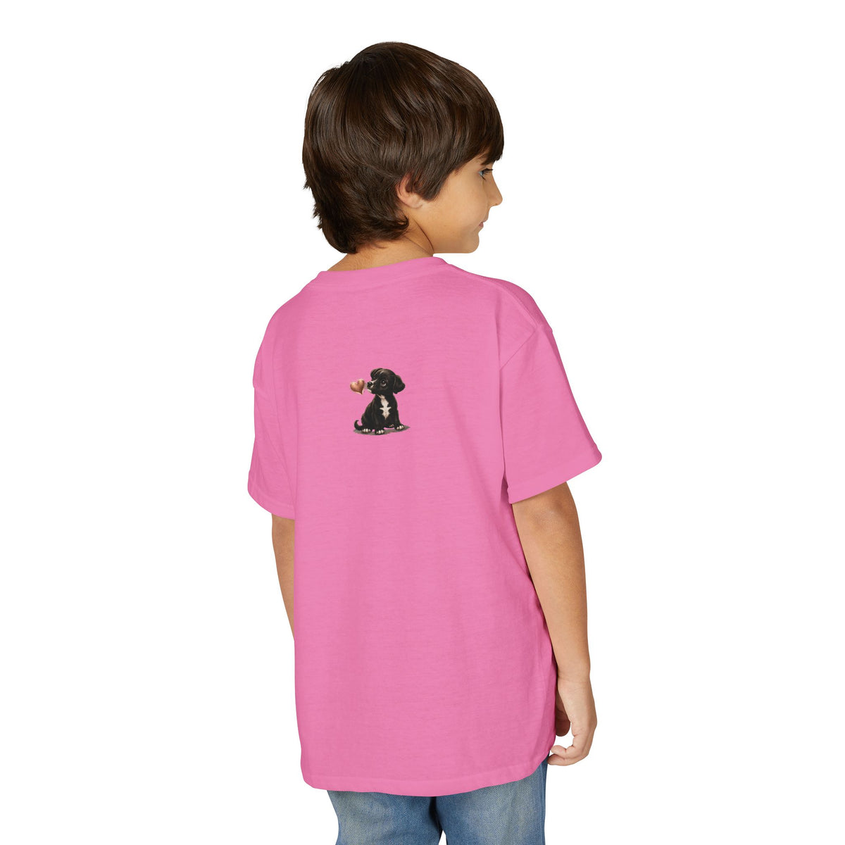 Kids Strawberry Fruit T-Shirt Amore Puppy Graphic