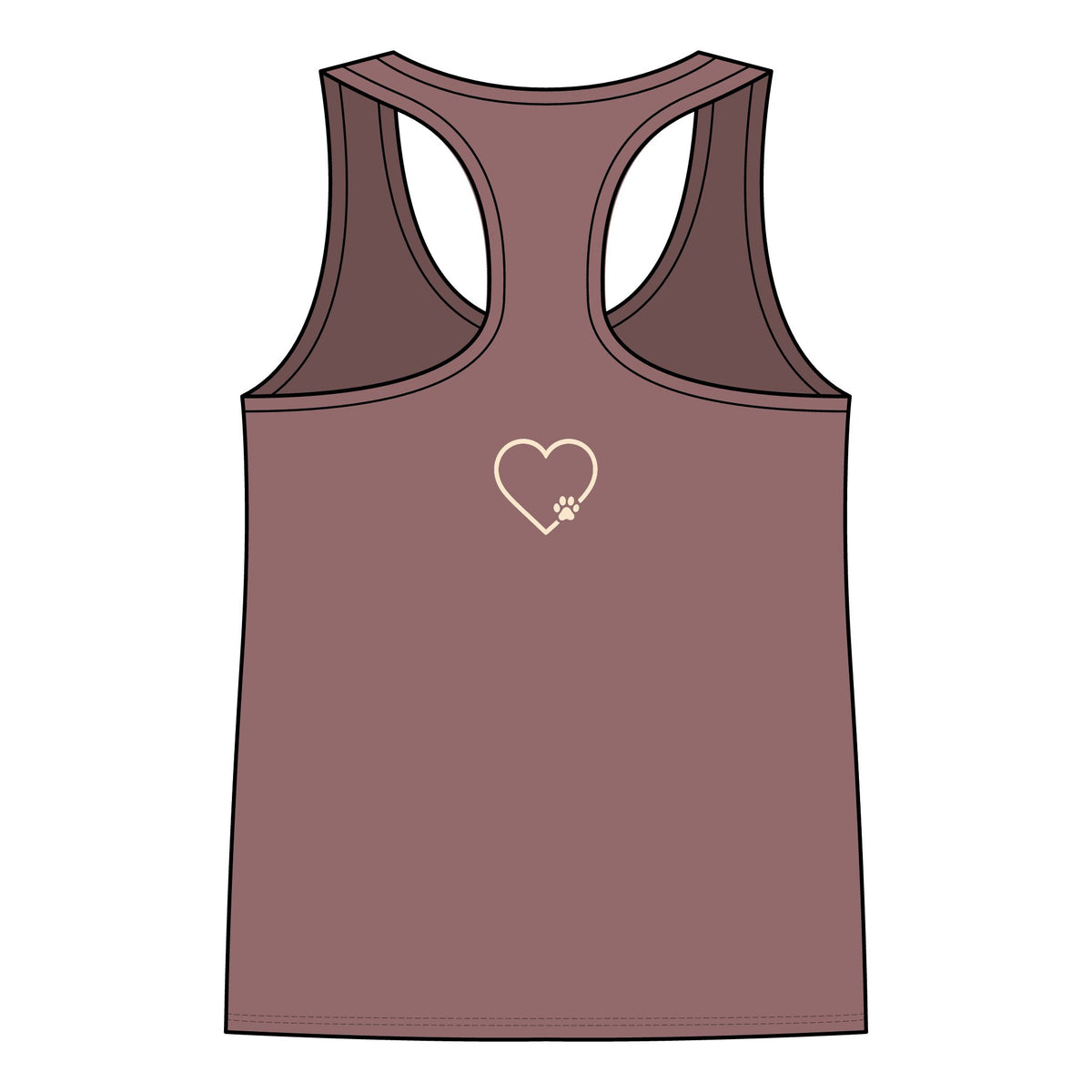 Women's 'Amore' Heart Graphic Racerback Tank Top